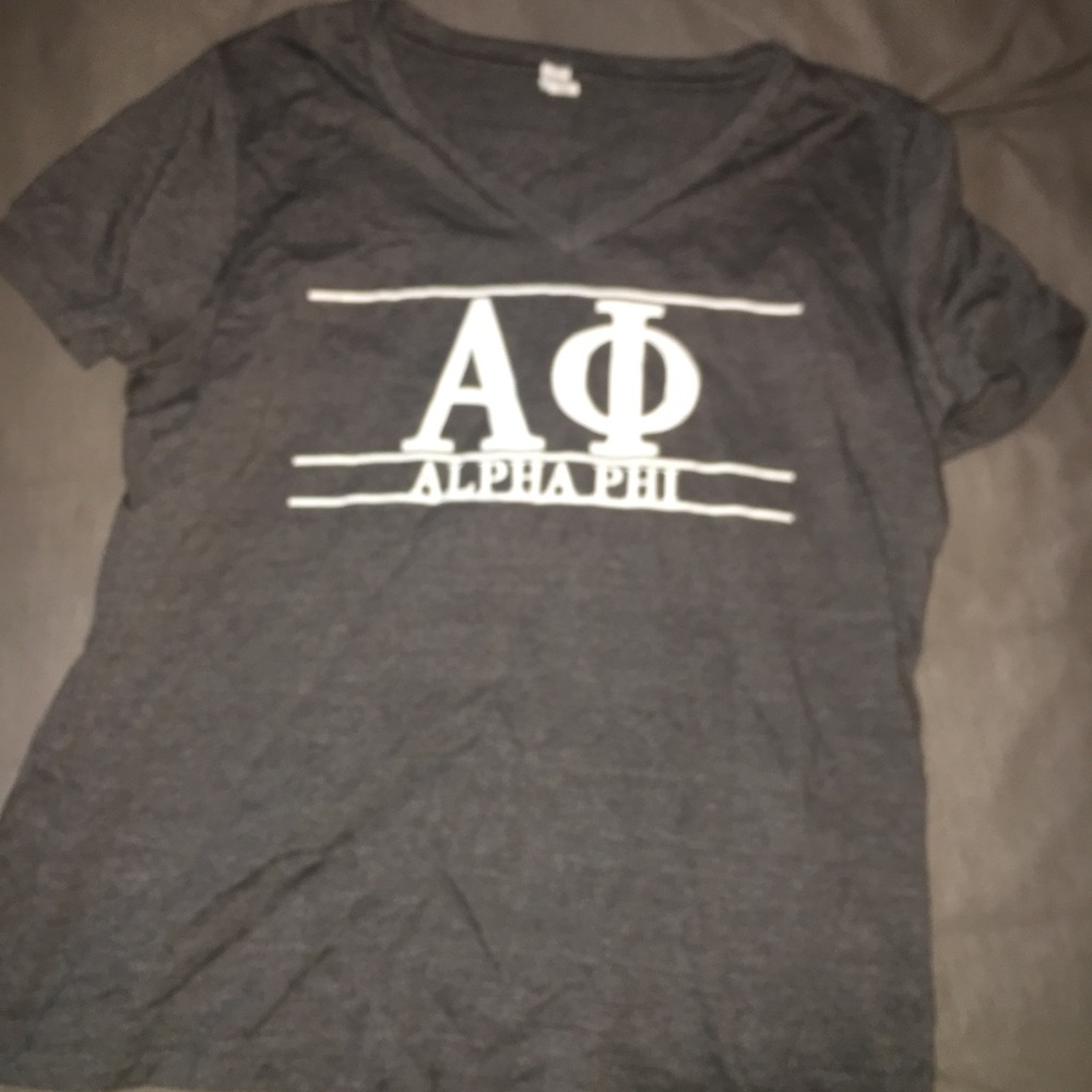Alpha phi v neck